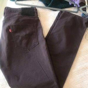 Levis 511  Dark Burgundy ( Wine) jeans